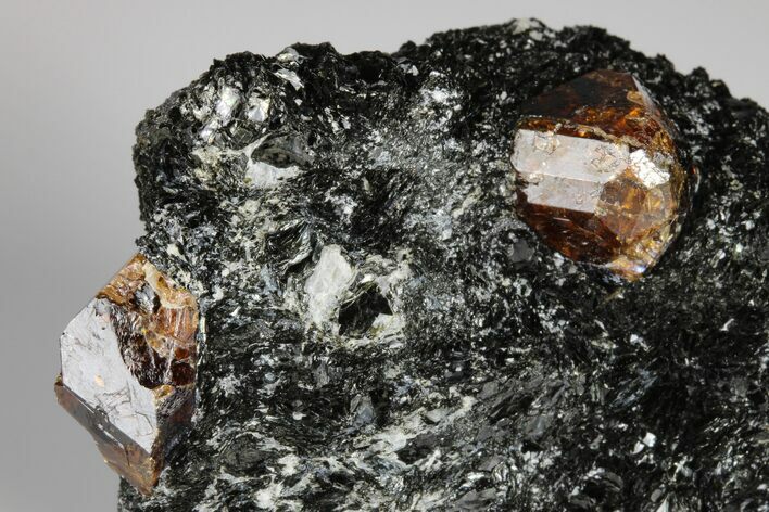 Fluorescent Zircon Crystals in Biotite Schist - Norway #175861